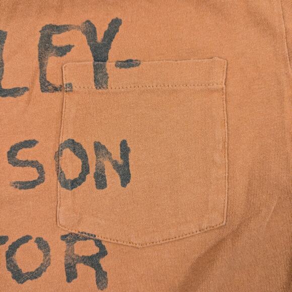 Official 2005 Womens Med Harley Davidson Motor Co. Trunk T-Shirt Orange Inside - Picture 7 of 9